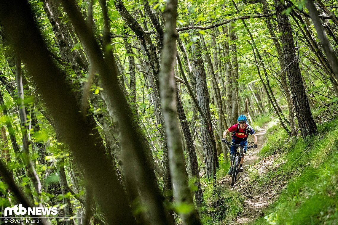 Zusätzlich zu traumhaften Naturtrails ...