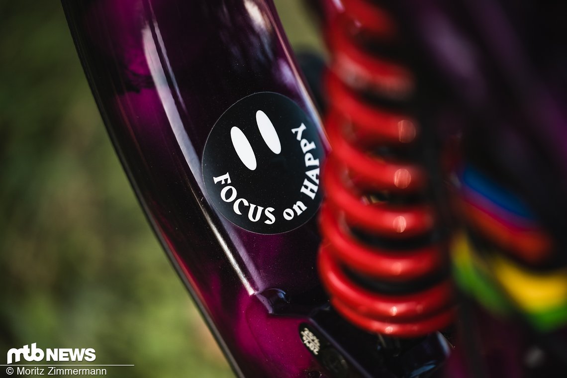 Focus on happy: Vali hat in den letzten Jahren gelernt, dass es letztlich "nur" Mountainbiken ist.