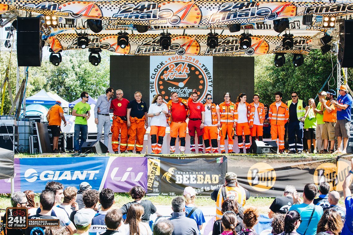 Einen herzlichen Dank an die Ersthelfer, Sanitäter und Notärzte bei den 24h Finale Ligure
