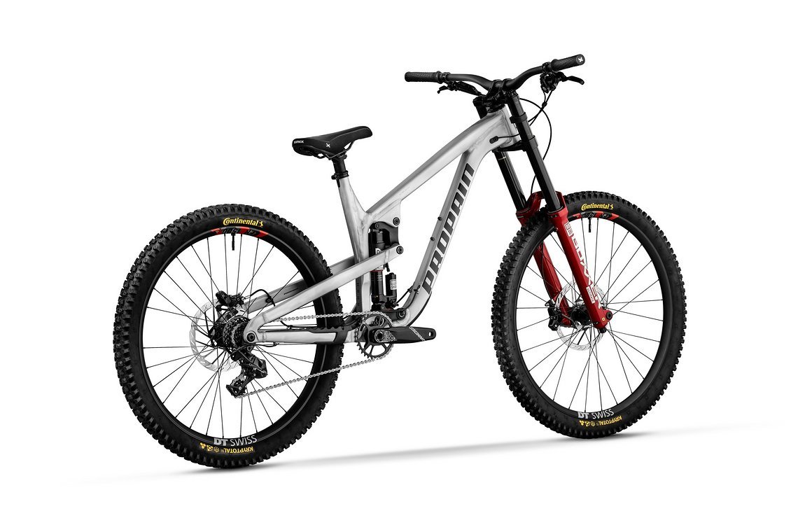 Propain bietet das Freeride-Bike nun auch in einer Alu-Park-Version mit Doppelbrücke an