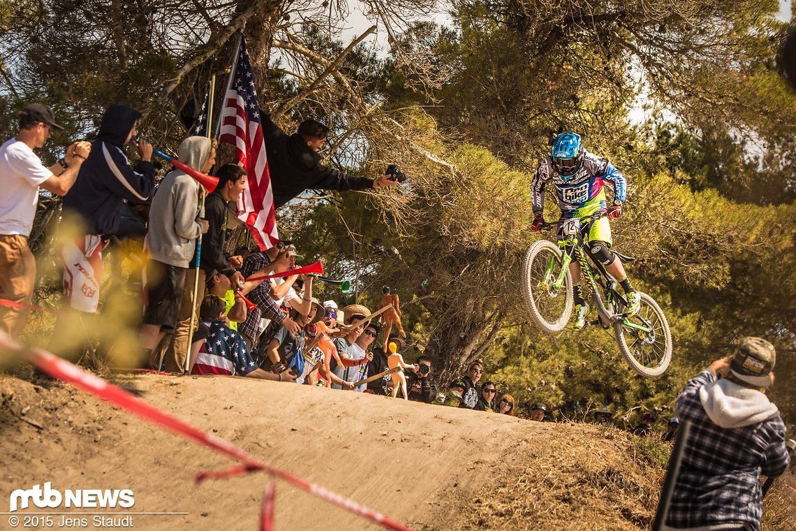 Keine "Legends" Klasse beim Downhill für Gracia. Platz 32