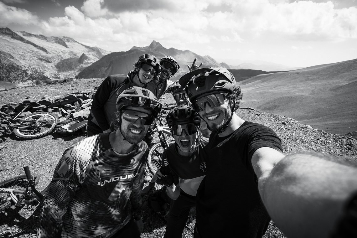 Der Ausblick beflügelte die Gruppe
