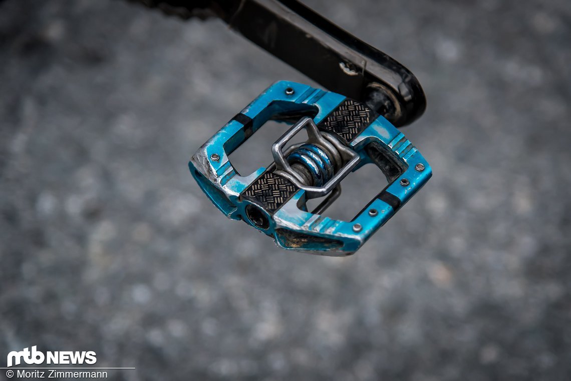 Die Power, die Jesse in seine Crankbrothers Mallet E-Pedale steckt …