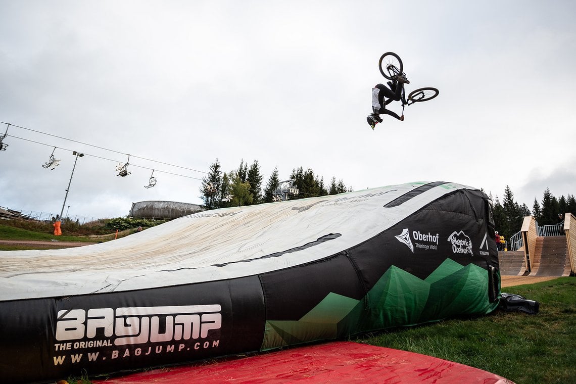 Der Bagjump lädt dazu ein, neue Sprünge auszuprobieren.