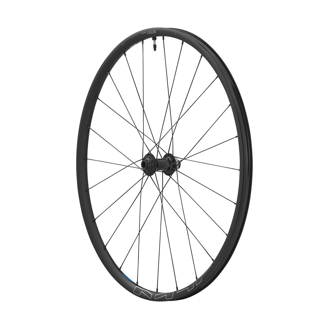 Der Shimano WH-MT601-TL-Laufradsatz kommt in den Laufradgrößen 29" und 27,5" und bringt 2.320 g auf die Waage.