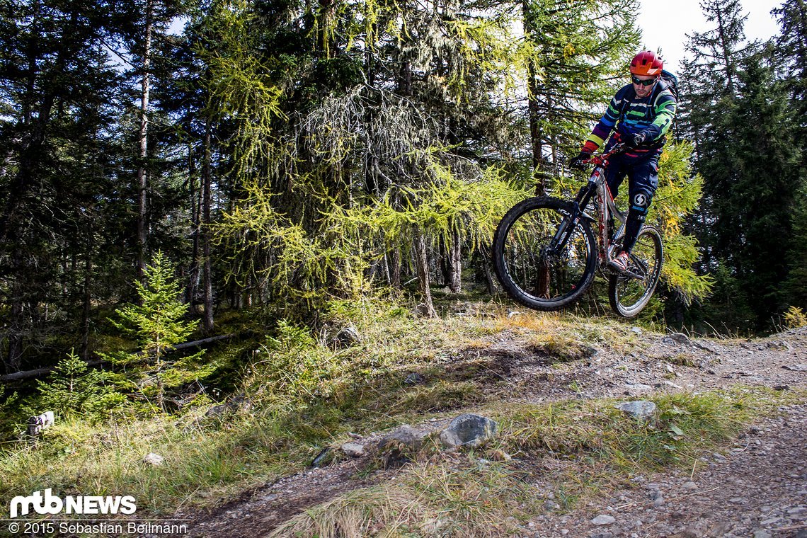 Spielerei auf dem 3-Länder Trail