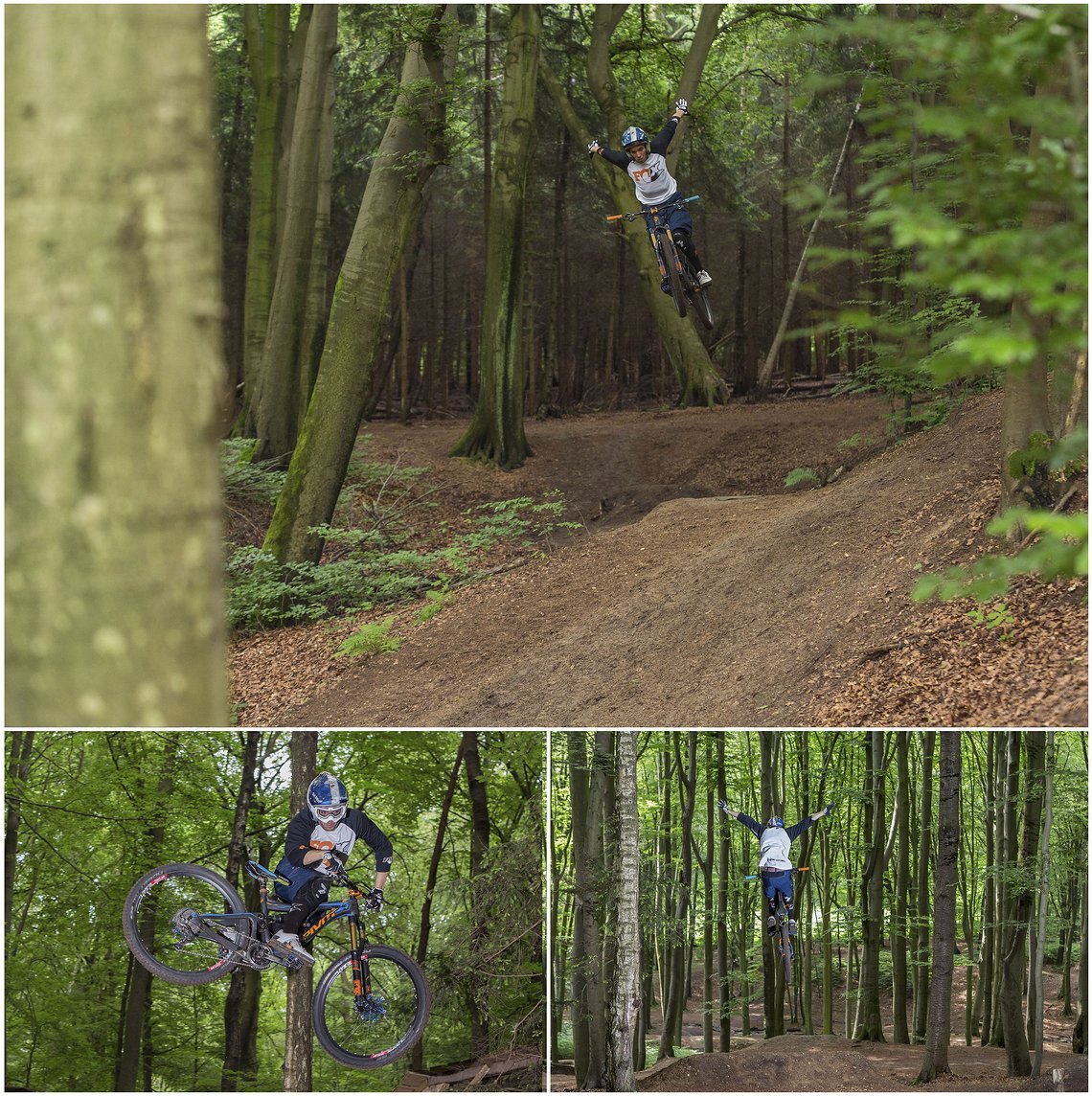 Frei wie ein Adler –Dirt und Slopestyle bieten Abwechslung und Technik-Training der anderen Art.
