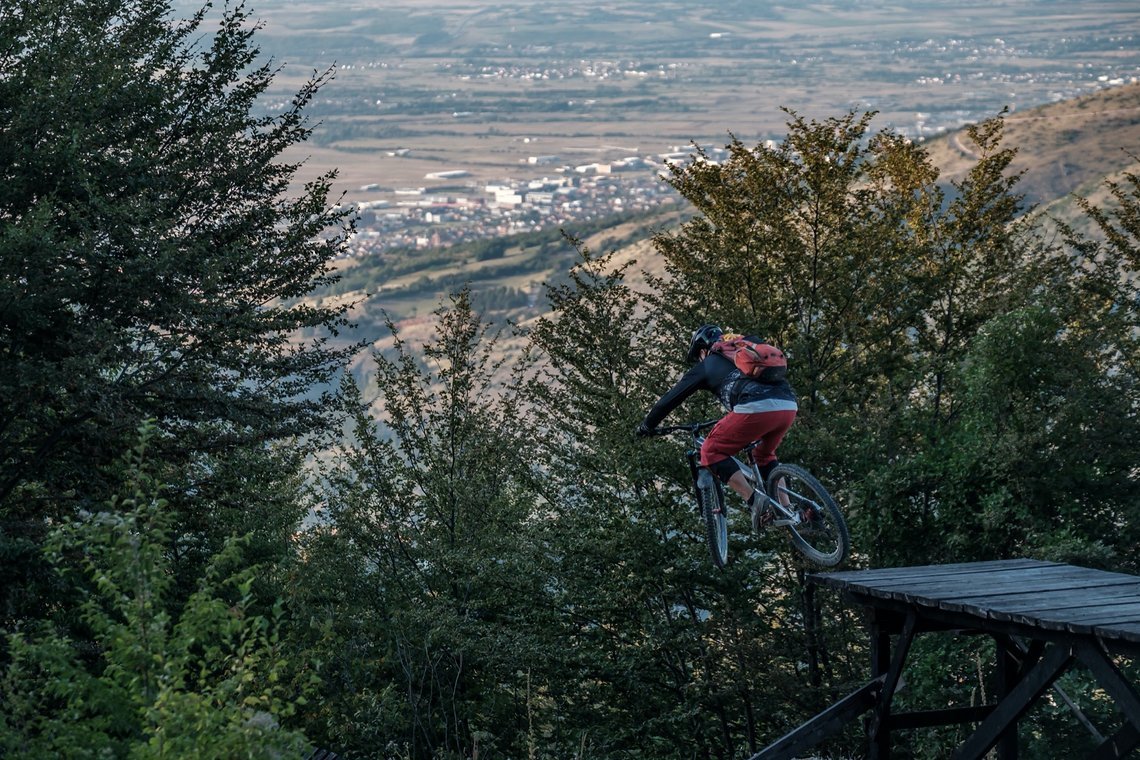 Bei der Nachmittagsrunde wurden wir von gebauten Drops überrascht.