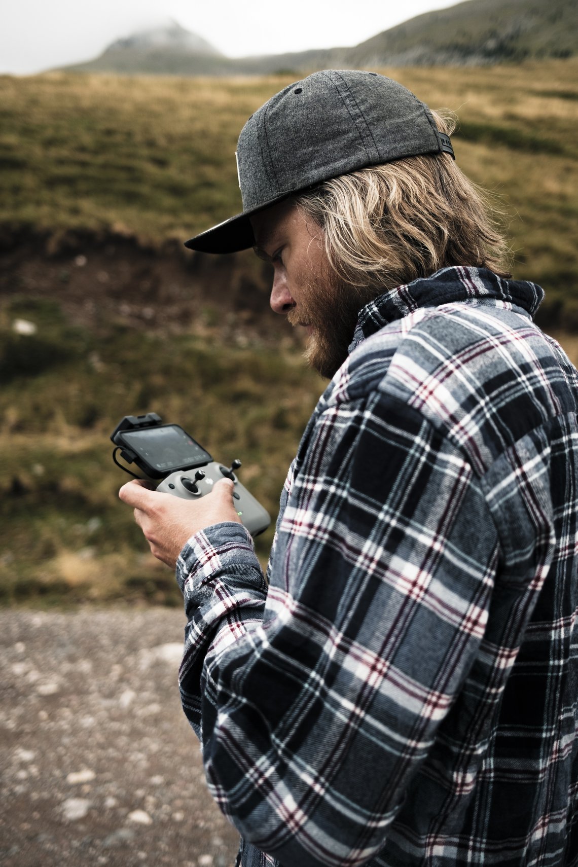 Filmer Jens war stets mit der Drohne dabei