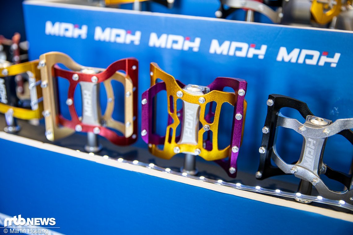 Gefahren sind wir sie noch nicht – die Optik der MDH-Pedale allerdings sieht speziell aus