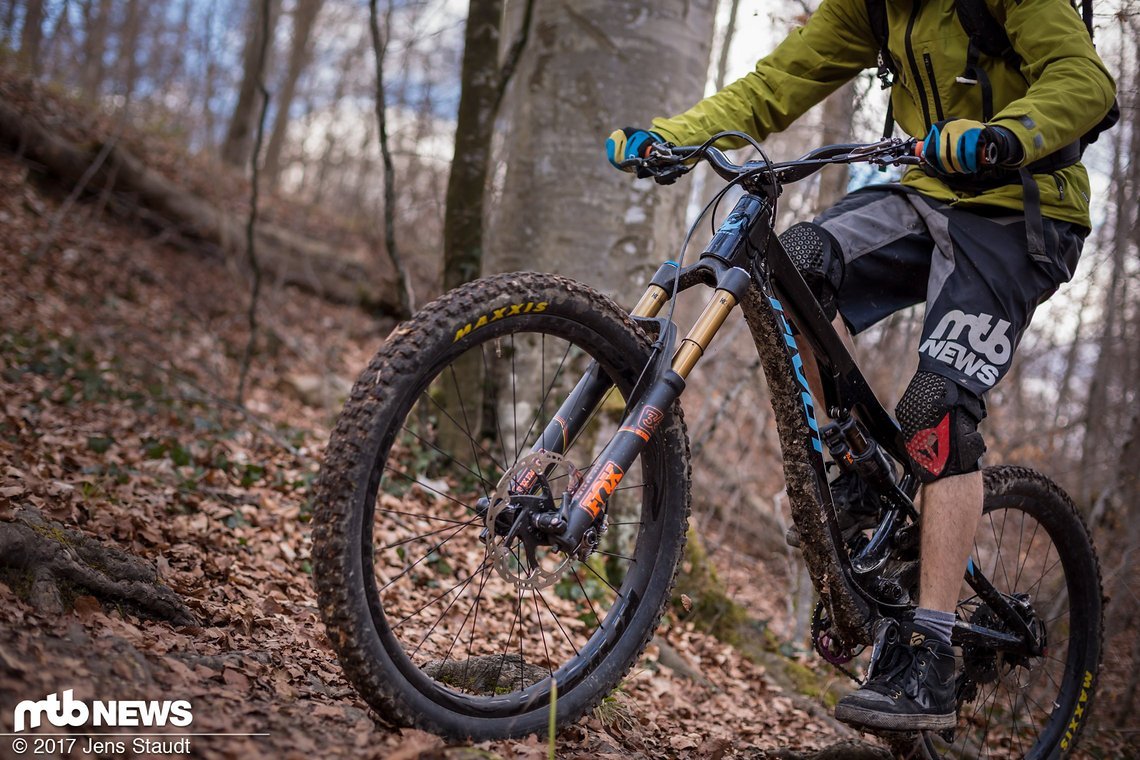 Mit 203 mm vorne und 180 mm hinten war die Bremse nicht ans Limit ihrer Standfestigkeit zu bringen