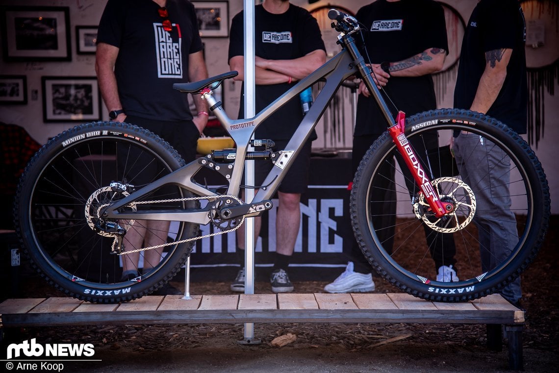 Der We Are One Downhill Prototyp ist das neue Arbeitsgerät von Mark Wallace