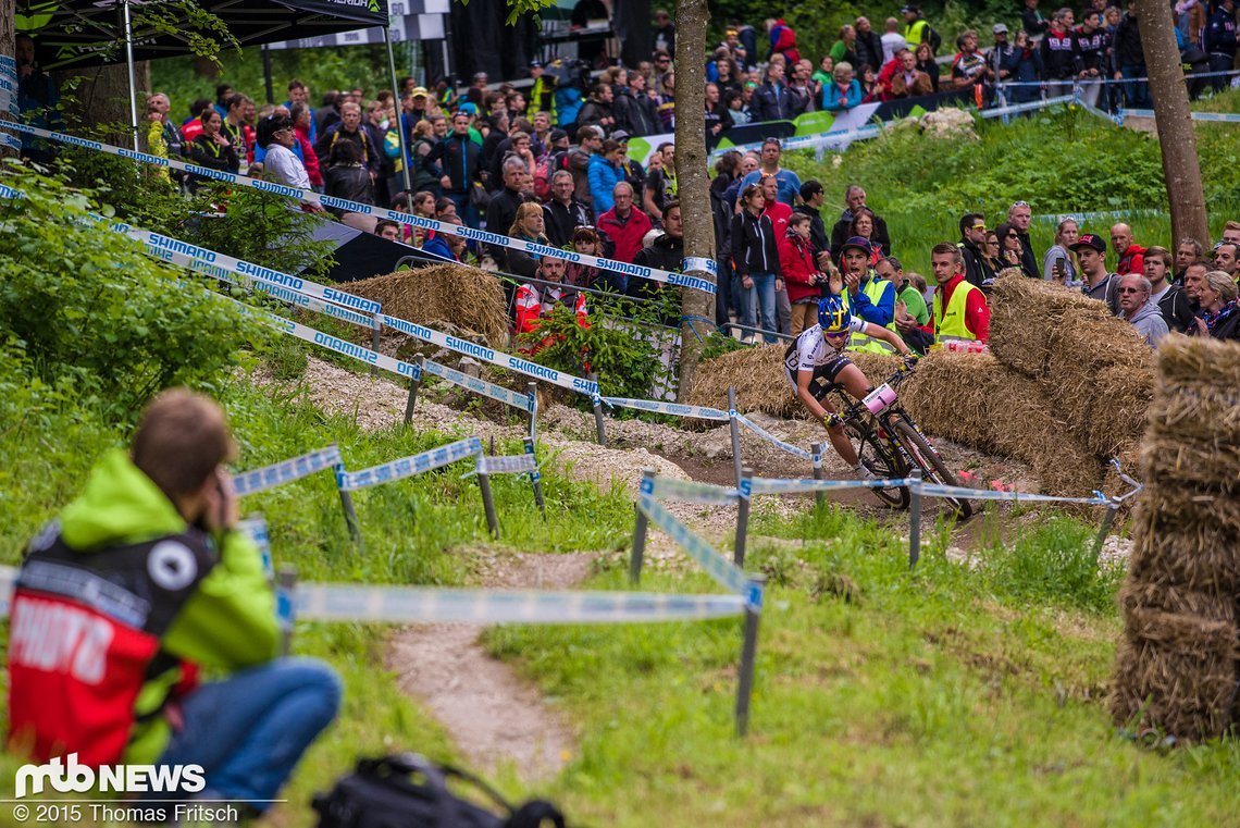 Jenny Rissveds auf dem Weg zu ihrem zweiten Worldcupsieg dieses Jahr.