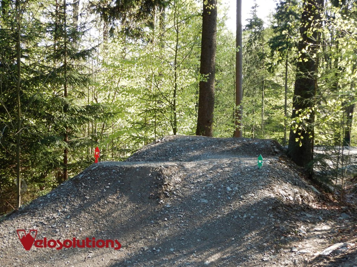 Roller statt Doubles. Rote Fichte: Jump! Grüne Fichte: Rollbar