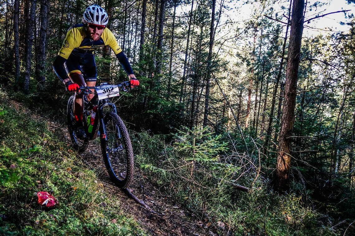 Die letzten 15 km der Runde verlaufen in erster Linie auf welligem Terrain.