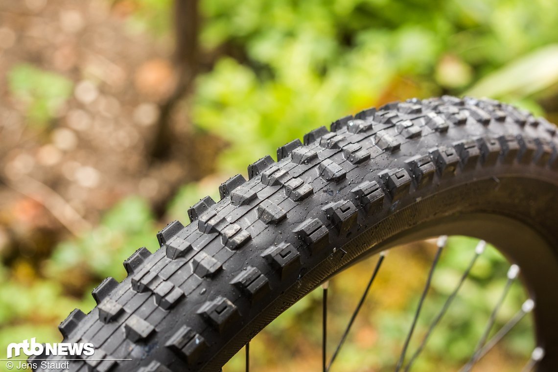 Ähnlichkeiten hat der SE5 an den Seitenstollen vor allem mit Maxxis Minion DHF