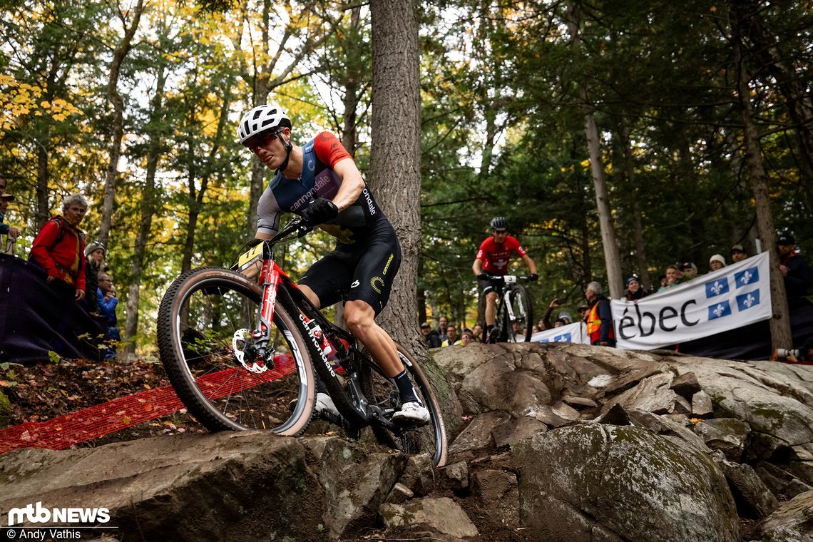 Technisch ist's knifflig in Mont-Sainte-Anne