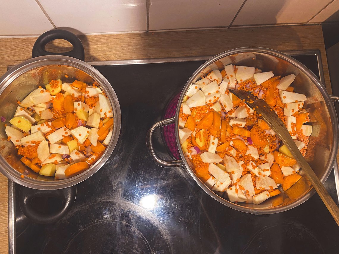 Es wird gekocht …