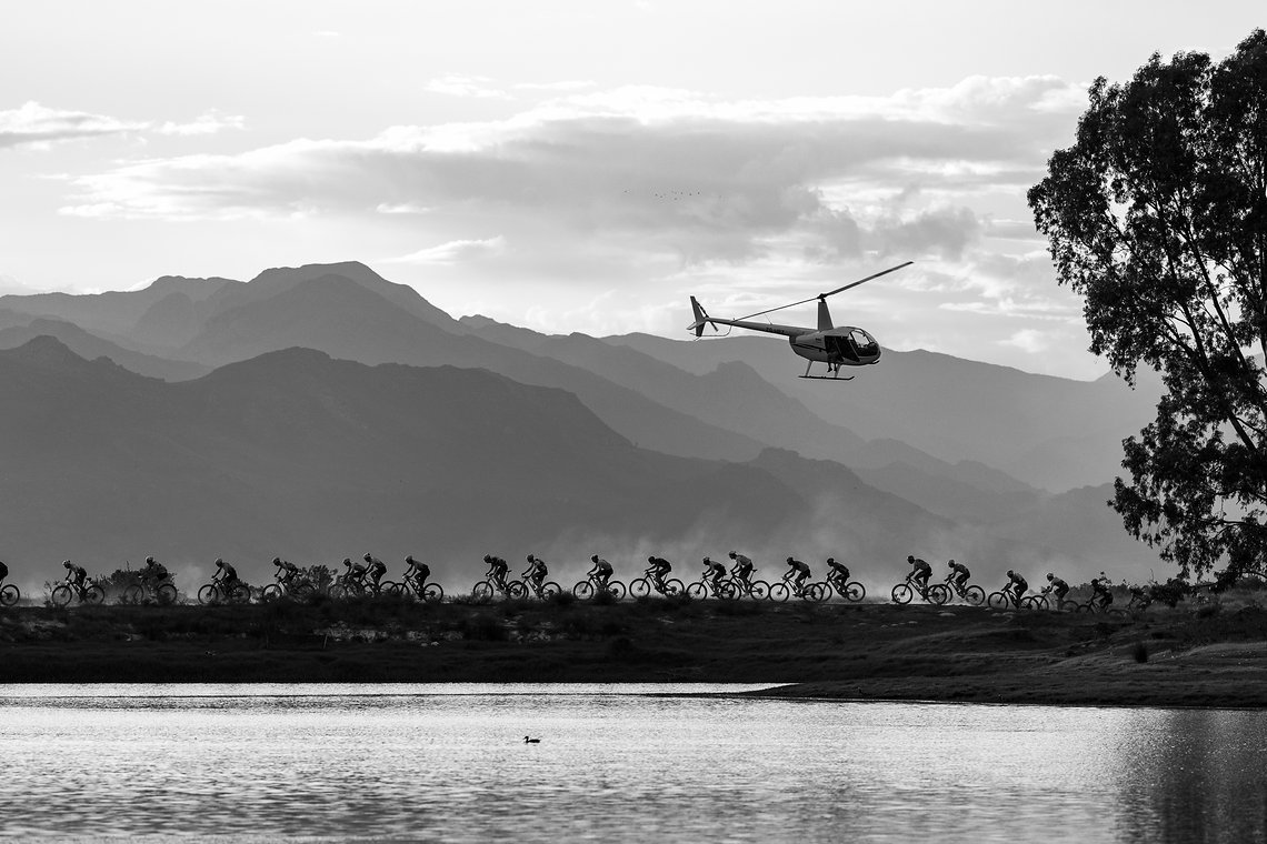 riders during Stage 4 of the 2025 Absa Cape Epic Mountain Bike stage race held at Fairview, Paarl, Cape Town, South Africa on the 20th March 2025. Photo by Sam Clark/Cape Epic
PLEASE ENSURE THE APPROPRIATE CREDIT IS GIVEN TO THE PHOTOGRAPHER AND ABSA