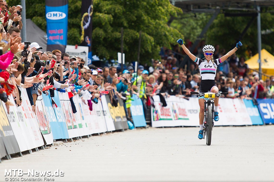Pauline Ferrand Prevot zeigte in St. Pompon eine Galavorstellung.