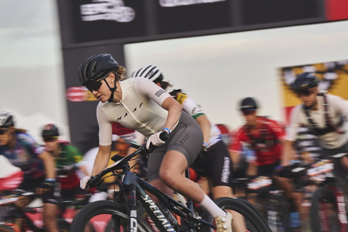 UCI Women Start line during Stage 4 of the 2025 Absa Cape Epic Mountain Bike stage race held at Fairview, Paarl, Cape Town, South Africa on the 20th March 2025. Photo by Michael Chiaretta/Cape Epic
PLEASE ENSURE THE APPROPRIATE CREDIT IS GIVEN TO THE