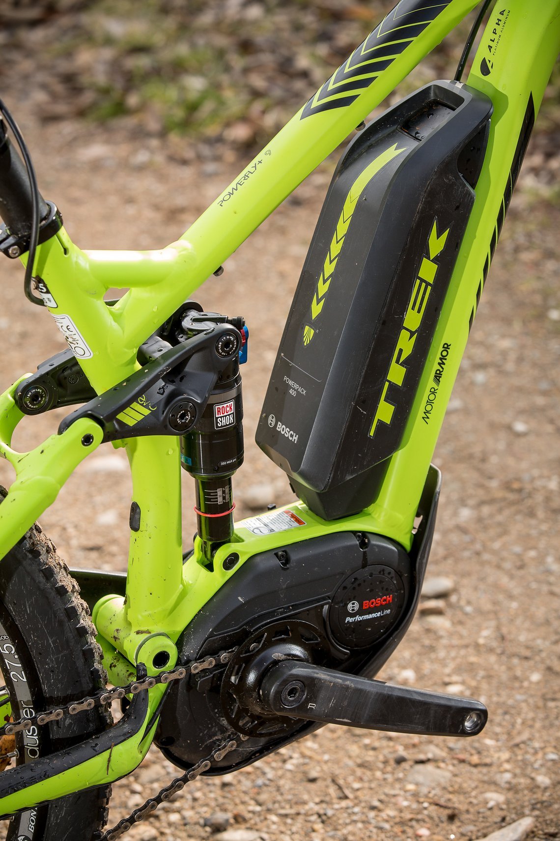 Der RockShox Monarch Dämpfer verfügt über deutlich weniger Druckstufendämpfung