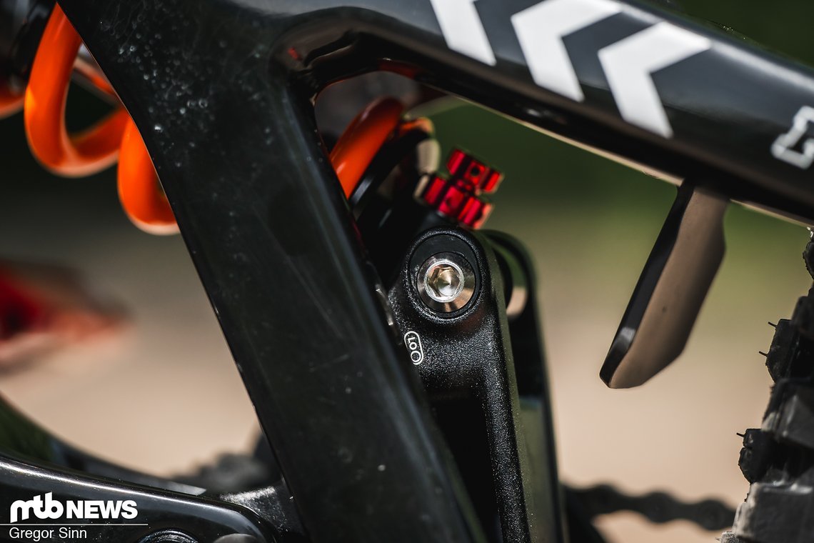 Der Flipchip befindet sich für Leogang in der Low-Einstellung.