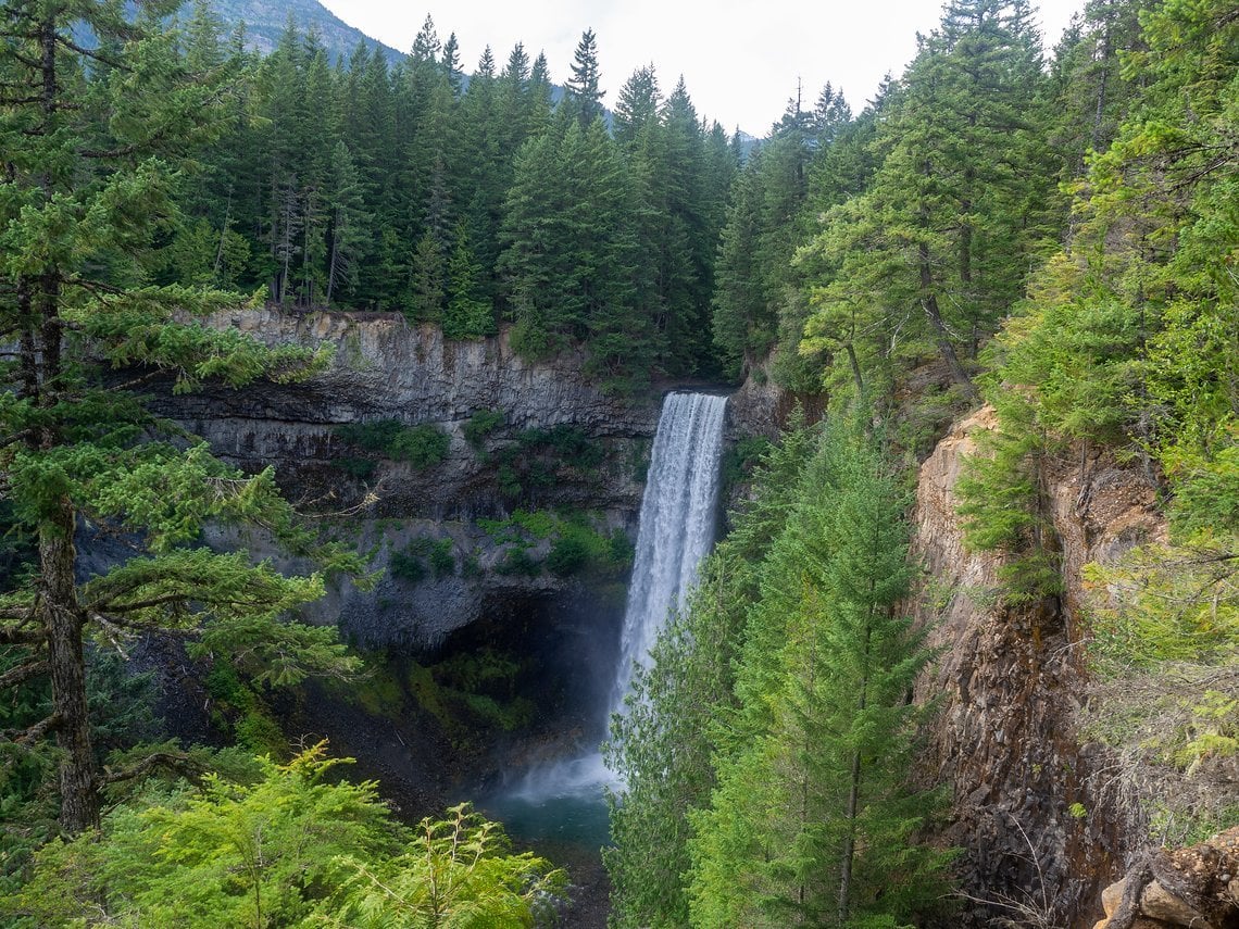 Wenn der Bikepark dank Ironman nur schwer erreichbar ist, beschäftigt man sich halt anderweitig – in diesem Fall: Brandywine Falls