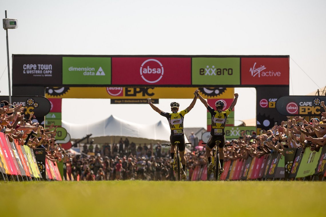 Das Ziel aller Träume: Auch in diesem Jahr wird das Weingut Val de Vie zur Champs-Elysée der Mountainbiker
