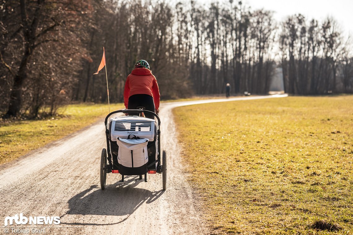 Kurz haben wir überlegt, ob es nicht praktisch wäre, wenn am Zweisitzer der Rucksack breiter wäre, als beim Einsitzer