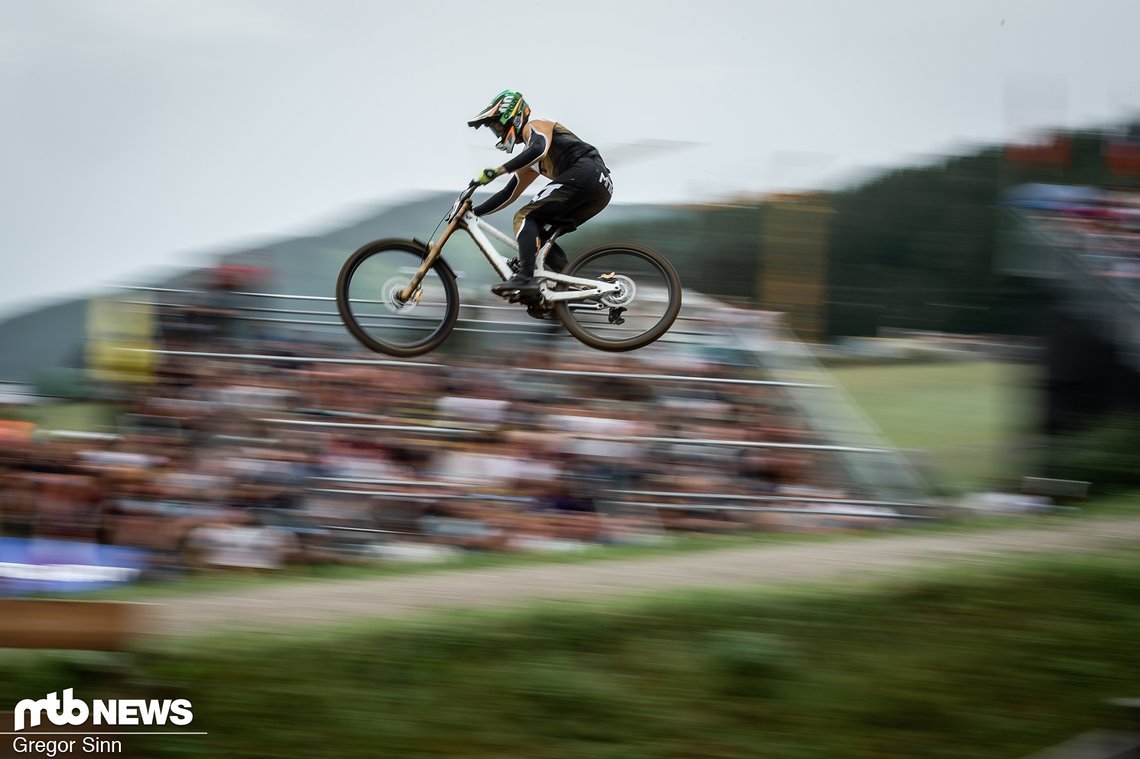 Oisin O'Callaghan liebt steile Strecke und Matsch.