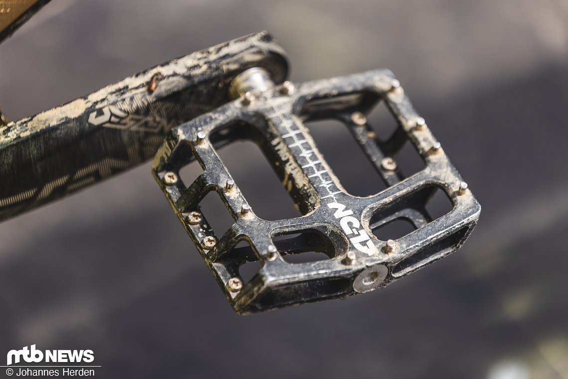 Viel Grip versprechen die NC-17 Pedale.