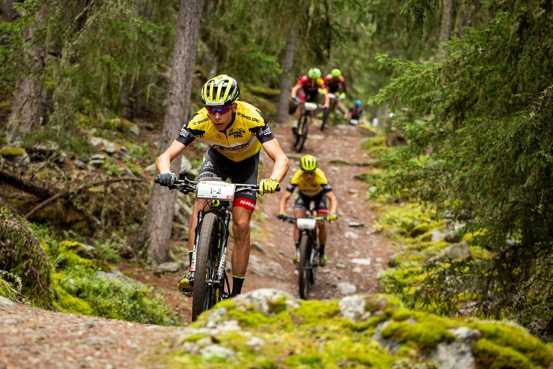 Trotz Gesamtführung bisher noch kein Etappensieg für das Team Scott-SRAM - das holten Andri Frischknecht und Matthias Stirnemann heute aber nach