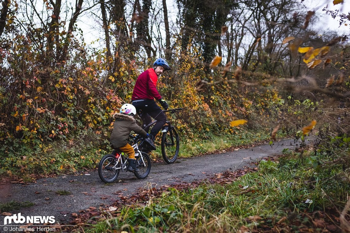 Nach einer kurzen Eingewöhnung für Fahrer und Kind ist die Abstimmung klar