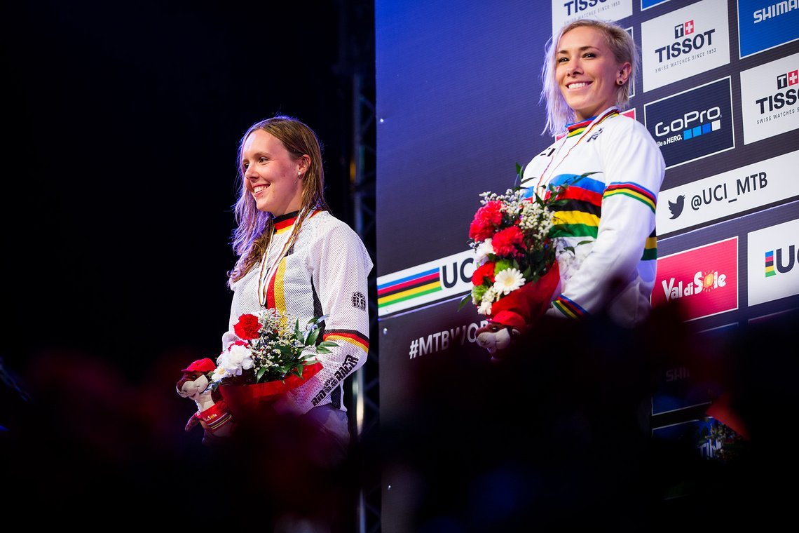 Nach dem DM Titel in Eisenhüttenstadt folgt nun Silber bei der WM in Val di Sole. Glückwunsch Franzi