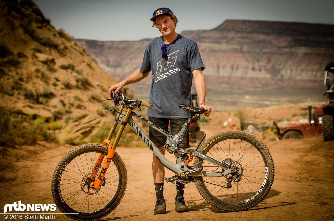 Thomas „TommyG“ Genon mit seinem Canyon Sender 2016