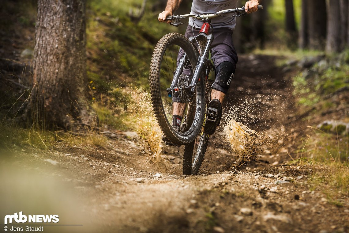 Leicht auf dem Trail