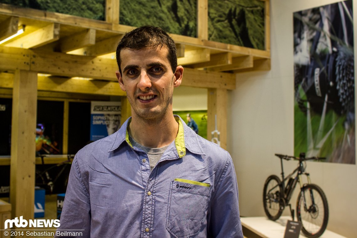 Remy Absalon gibt Autogramme bei Suntour
