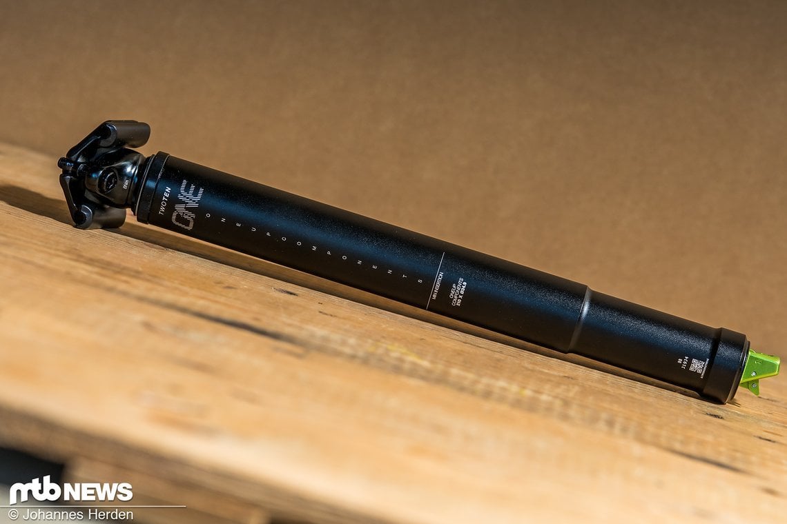 Die neue OneUp Components Dropper Post ist jetzt auch als 34,9 mm-Variante verfügbar