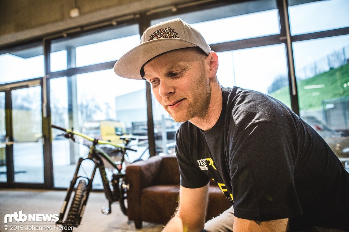 Joost Wichman beim Interview in Bonn