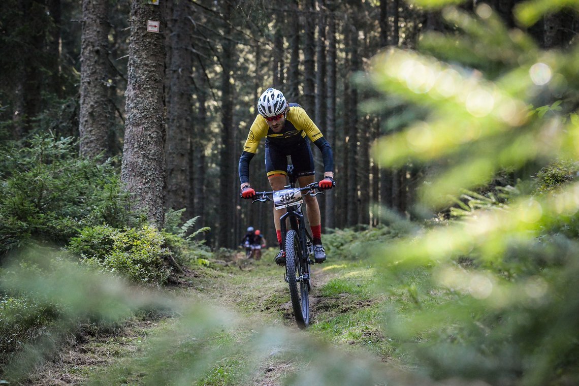 60 % Trailanteil! Es gibt nur wenige Marathonrennen, die derart viele Singletrails bieten können.