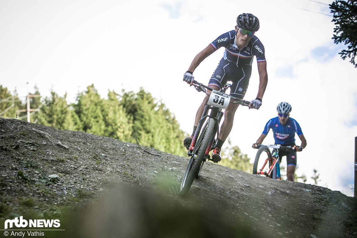 U23-Europameister Joshua Dubau konnte mit Kerschbaumer mithalten.