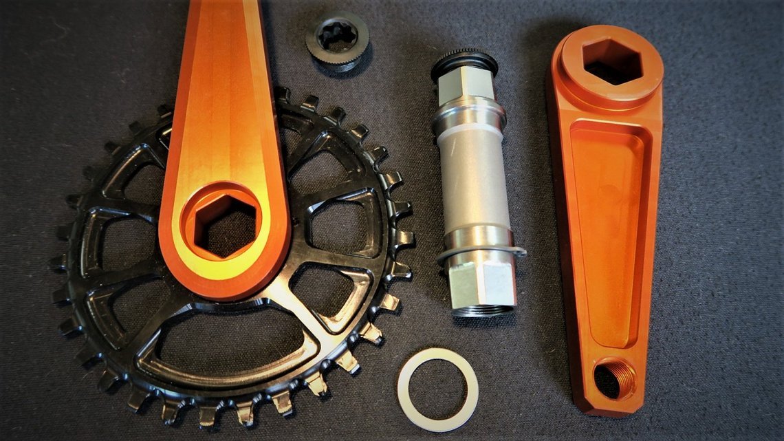 Die Kurbel ist das Herzstück des Kinderbikes