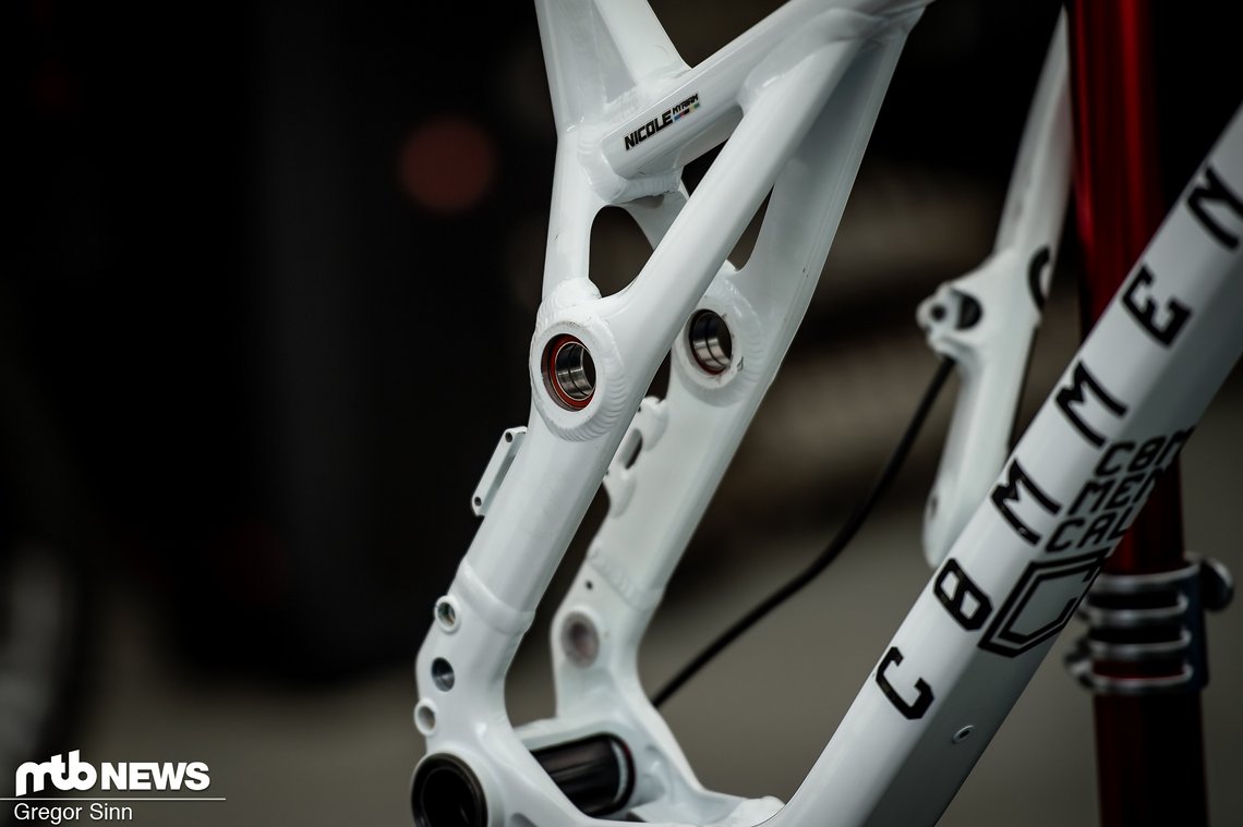 Bei Commencal wurden alle Räder bis auf die letzte Schraube zerlegt