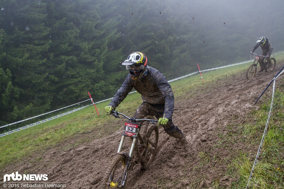 Training im Matsch