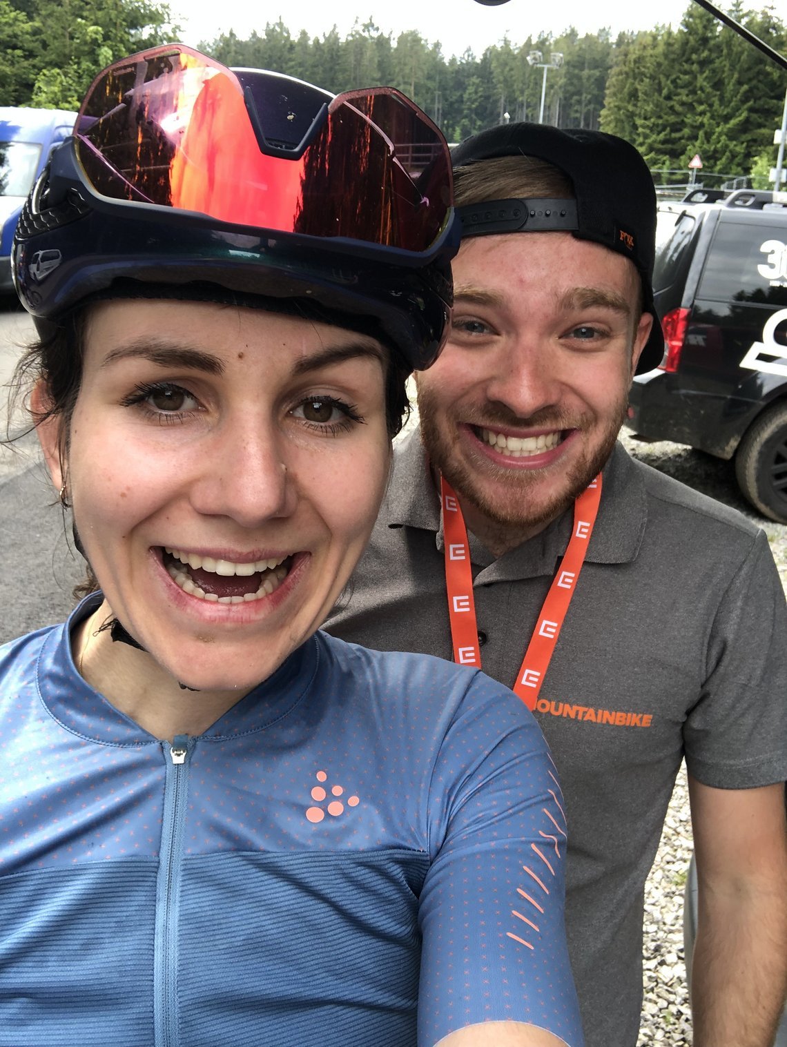 Selfie mit meinem Betreuer und gutem Freund - Danke für Deinen Support, Lukas! ;)