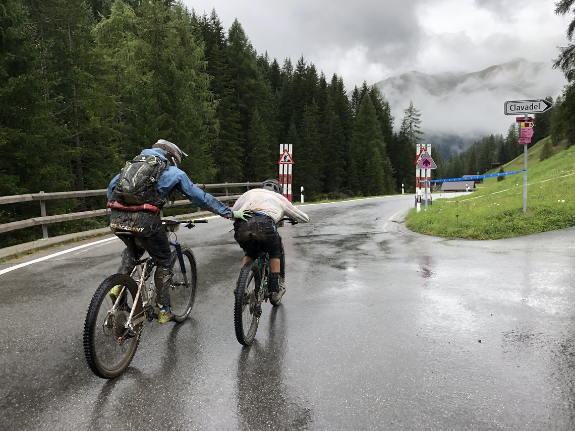 Ohne Antrieb gestaltet sich nur der Rückweg noch etwas zäher