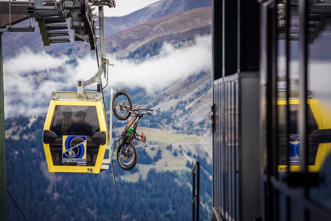 Im Trailnetz integriert sind vier der Bergbahnen, die für einen reibungslosen Transport der Bikes sorgen.