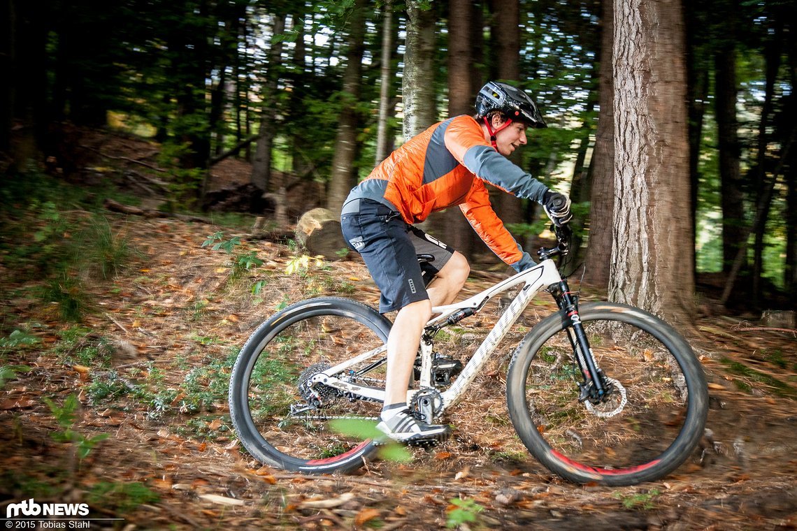 Auf flachen Trails ist der Speed wirklich beeindruckend