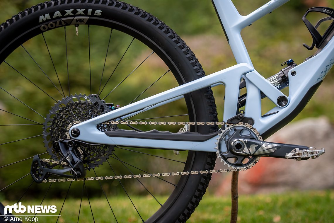 Das zweite Mountainbike der Scor-Firmengeschichte teilt sich die Formensprache mit dem 4060 und setzt ebenfalls auf den Lower Link Virtual Pivot-Hinterbau.